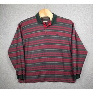 Vintage Timberland Shirt Mens XL Multicolor Stripe Long Sleeve Knit Weathergear